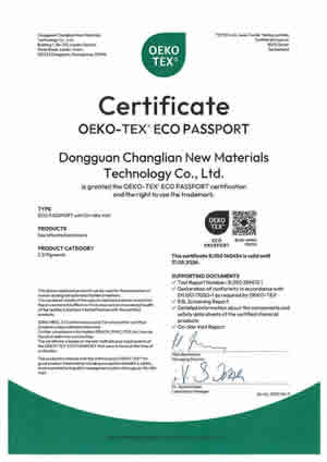 OEKO-TEX ECO PASSPORT for Color Paste - CLT