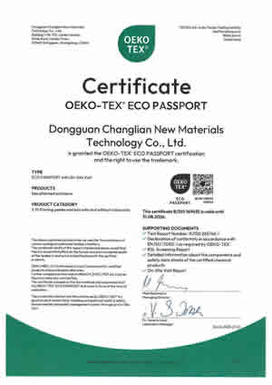OEKO-TEX ECO PASSPORT for Screen Printing Silicone - CLT
