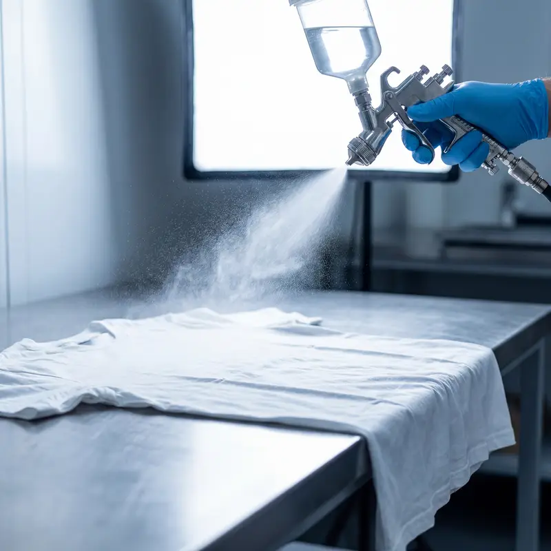 Pre-treatment application for DTG printing