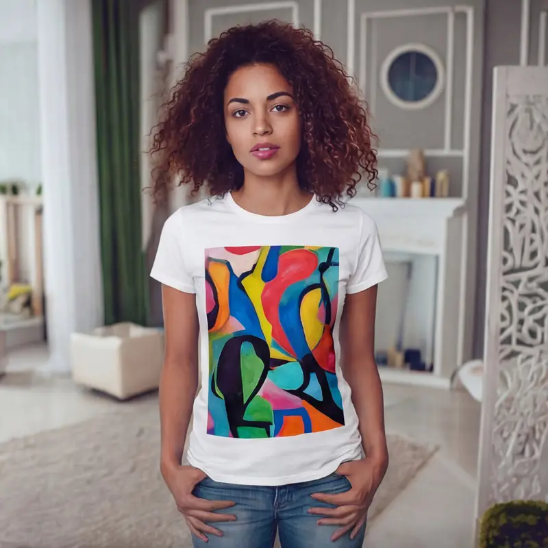 Hybrid puff print on cotton hoodie combining screen and digital effects