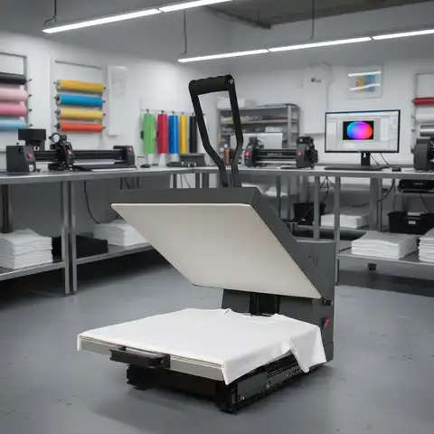 DTG pre-curing process with heat press