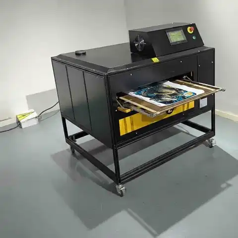 DTG ink curing process for durable fabric printing