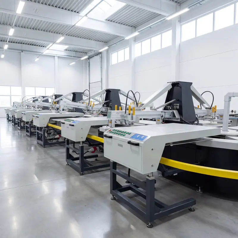 Auto Screen Printing Machine - SM45 Oval T-Shirt Printer | CLT