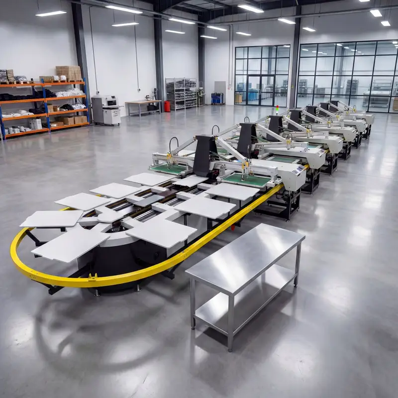 Professional Screen Printing Starter Kit - SM70-95 Industrial Oval Printer | CLT