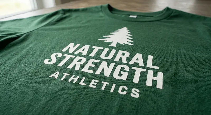 USDA biobased screen printing paste on organic cotton sportswear