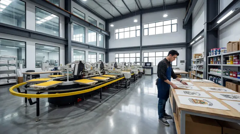 Professional Screen Printing Equipment and Supplies in Action