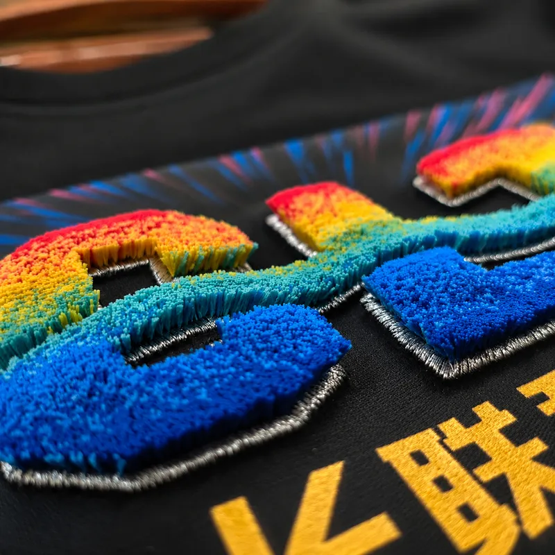 Embroidered